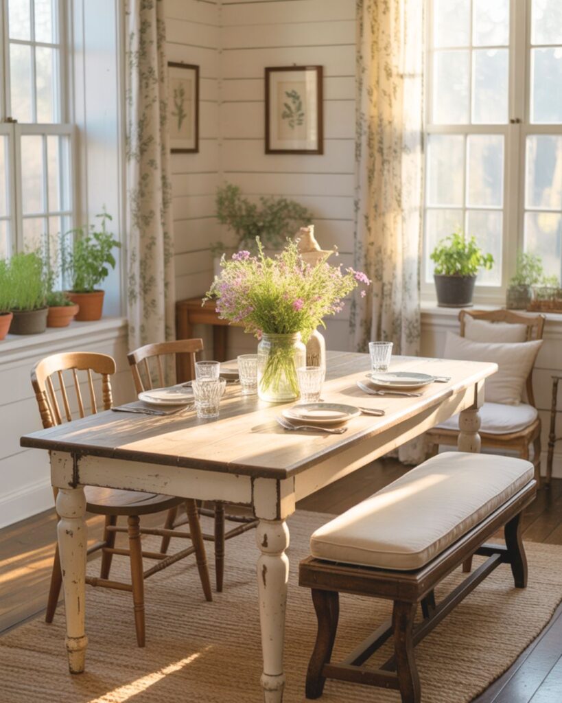 farmhouse dining room