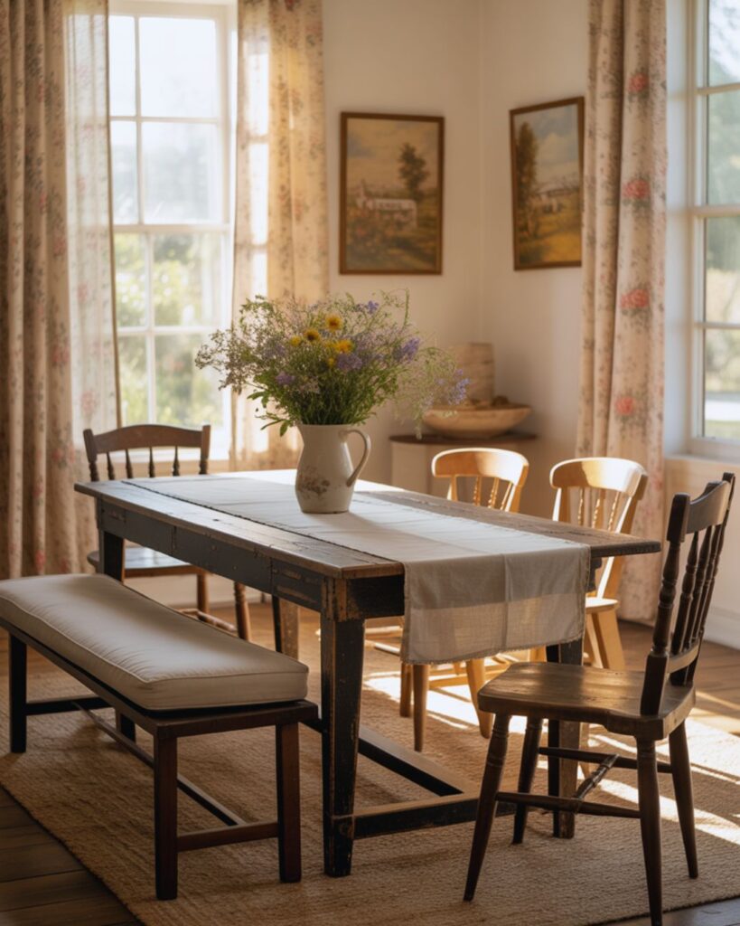 farmhouse dining room design