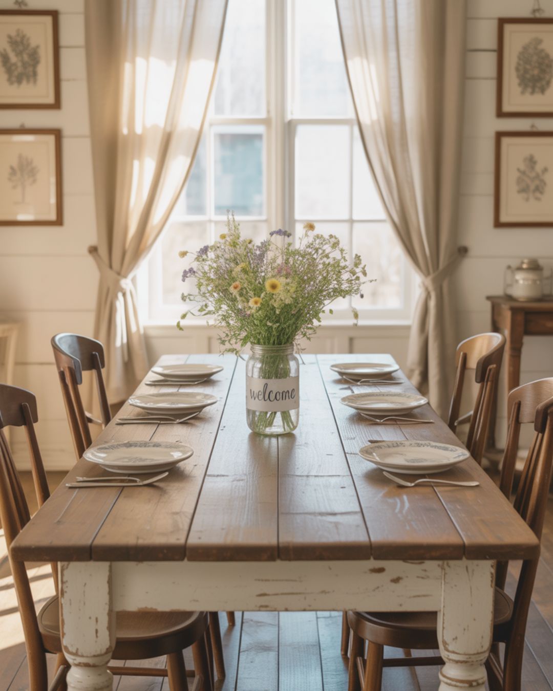 Farmhouse Dining Room Ideas for a Warm and Welcoming Space