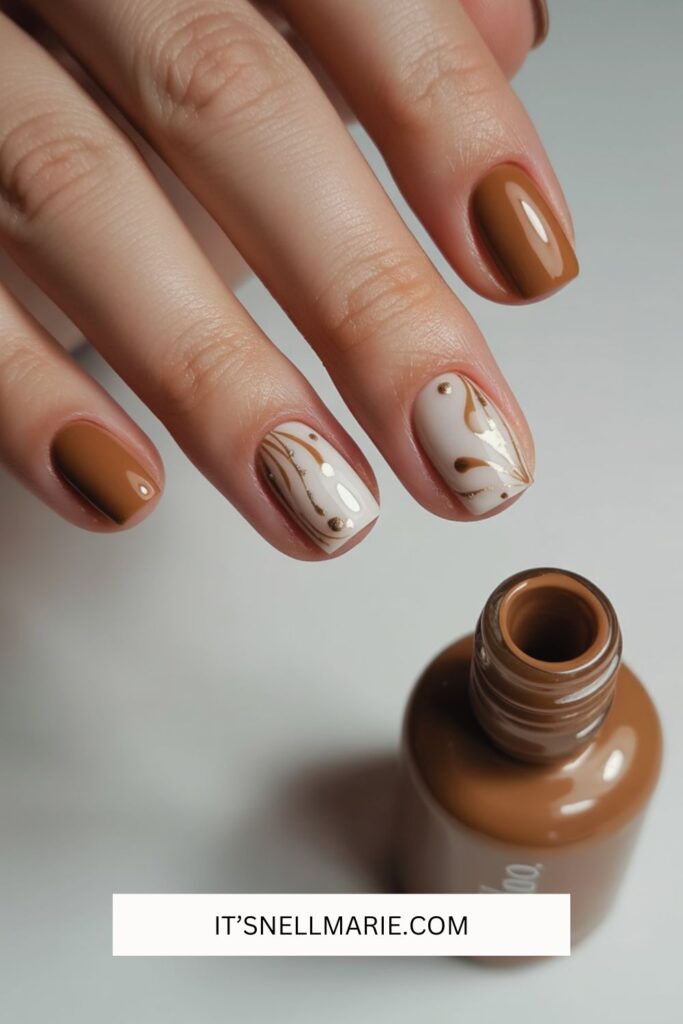simple fall nails