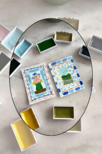 Easy Watercolor Art Ideas: Painting Small