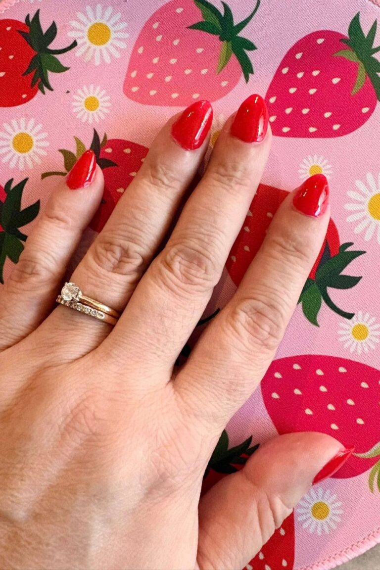 cute press on nails & my current nail routine